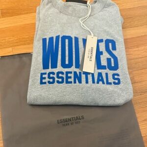 Unisex Minnesota Timberwolves Fear of God NBA x Essentials T-Shirt XS NWT